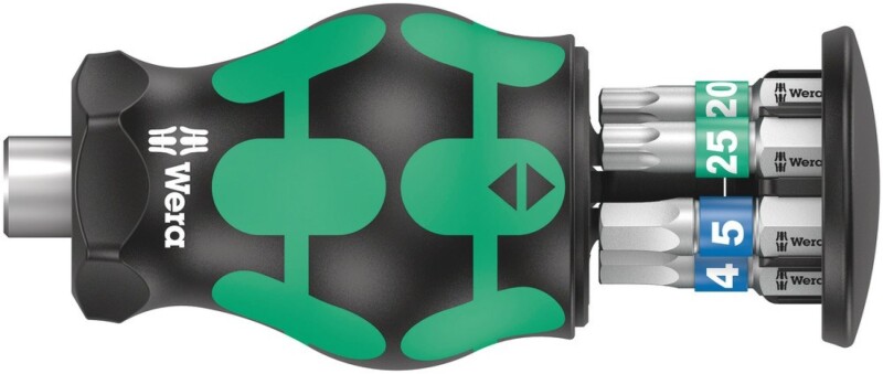 Wera 05008875001 Kraftform Kompakt Stubby Magazin 3 Bitschroevendraaier - 6 In 1 Multi-bit - Default image for the product