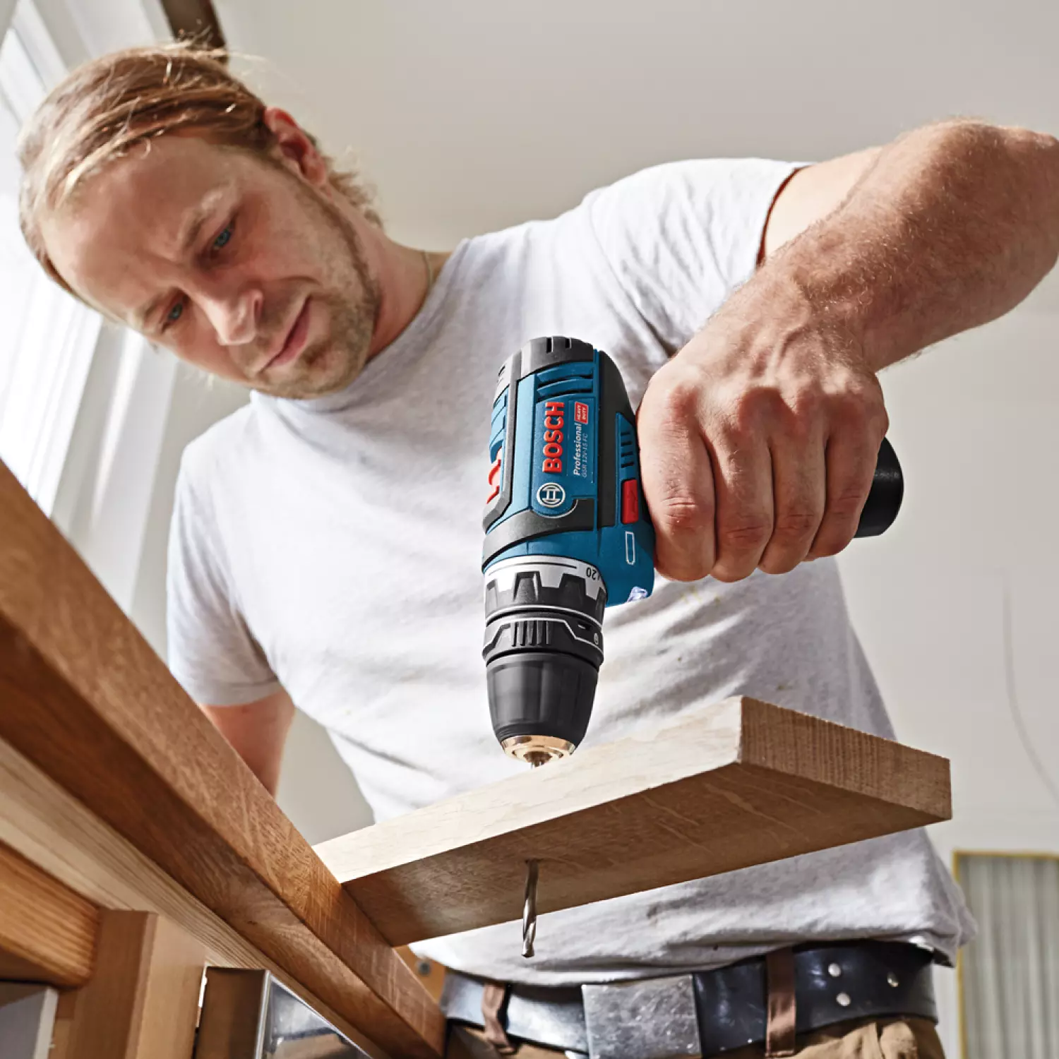 Bosch Professional GSR 12V-15 FC Accuboormachine - 12 V - Met 2x 20 Ah accu's