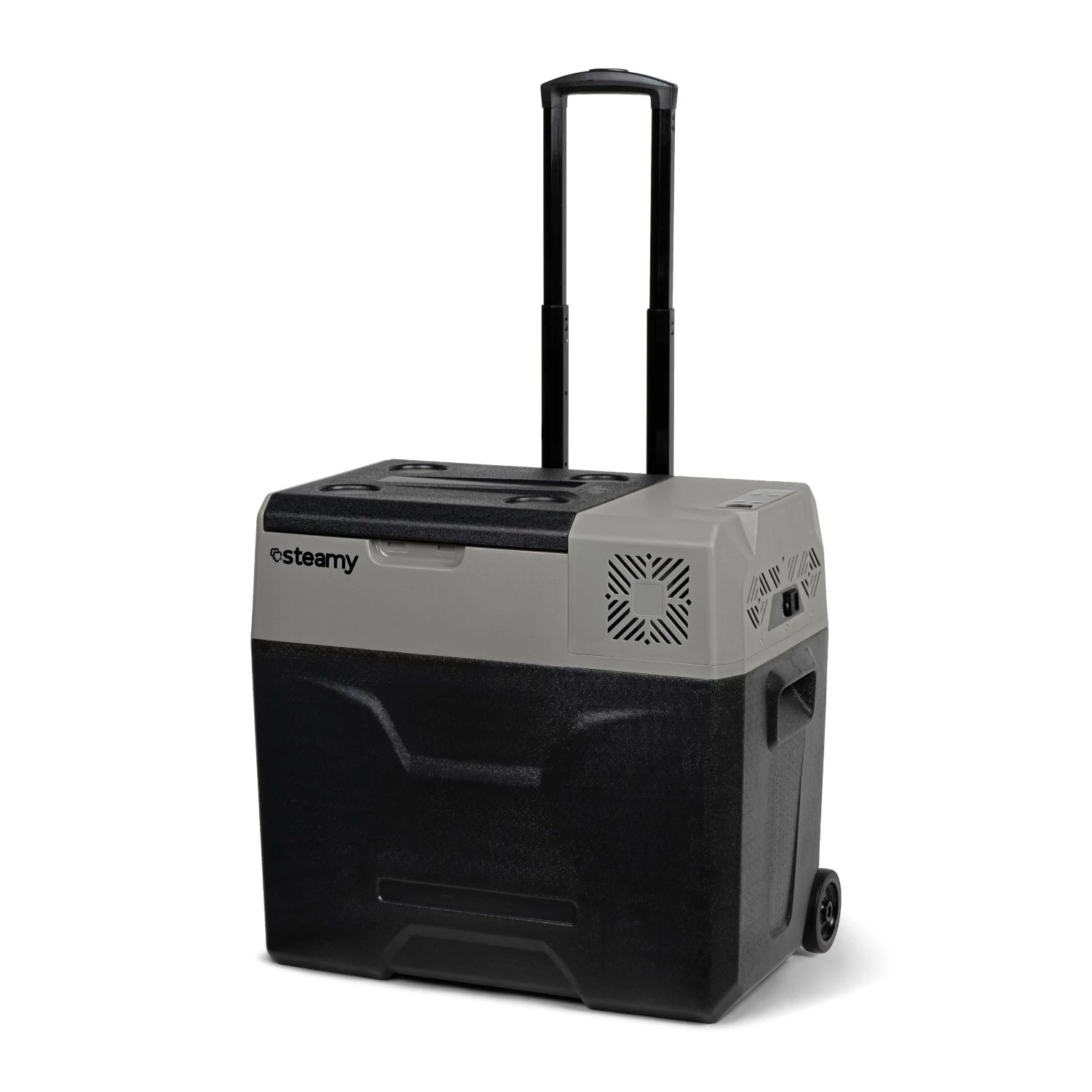 Steamy-E SECCX50 Single Zone Elektrische Compressor Koelbox Op Wielen - 50L