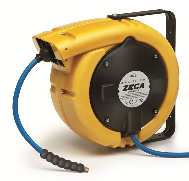 Zeca AL83/10 Aluminium Luchthaspel Met KPU Slang - 10mm X 16+1.5m