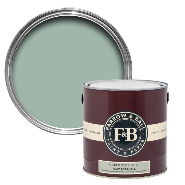 Farrow&Ball Flat Eggshell Green Blue No.84 - 5L afbeelding