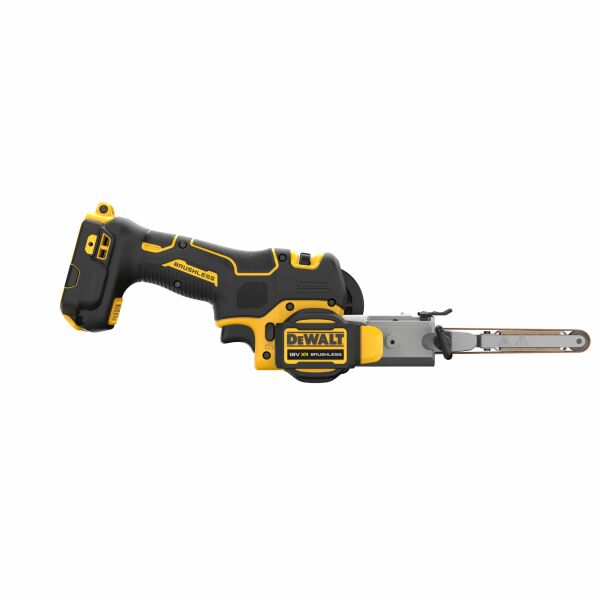 DeWALT DCM200NT 18V Li-ion XR Accu Stripschuurmachine In TSTAK - 13mm - Detailed view of the product