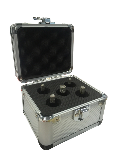 InterDynamics 940500 BlackPower Tegelboorset Droog In Flightcase - Wax - M14 (5 St)
