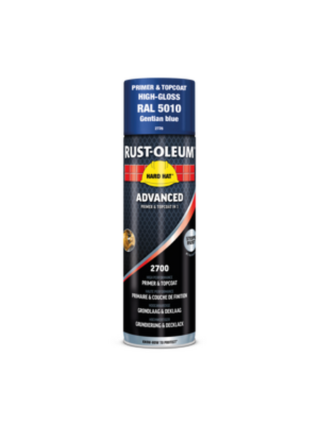 Rust-Oleum Grondverf & Lak in 1 spuitbus BLAUW - RAL5010