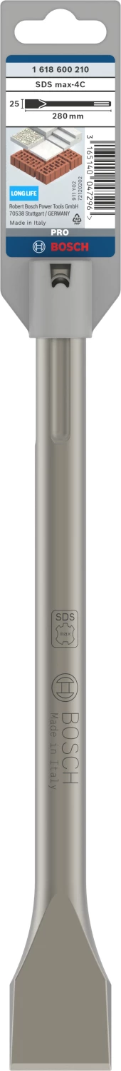 Bosch 1618600210 SDS-max Platte Beitel - 280 X 25mm thumbnail 2