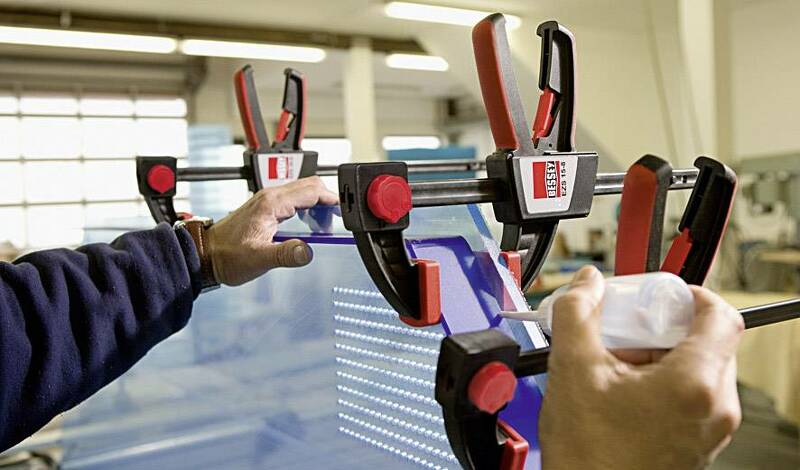 Bessey EZS458 Eenhands Lijmtang - 450 X 80mm - Detailed view of the product