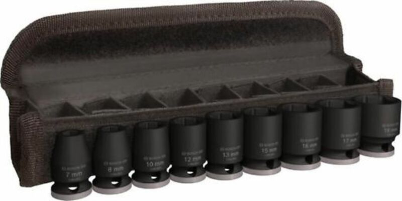 Bosch 2608003036 9-delige Pro Impact Doppenset In Etui - 3/8"