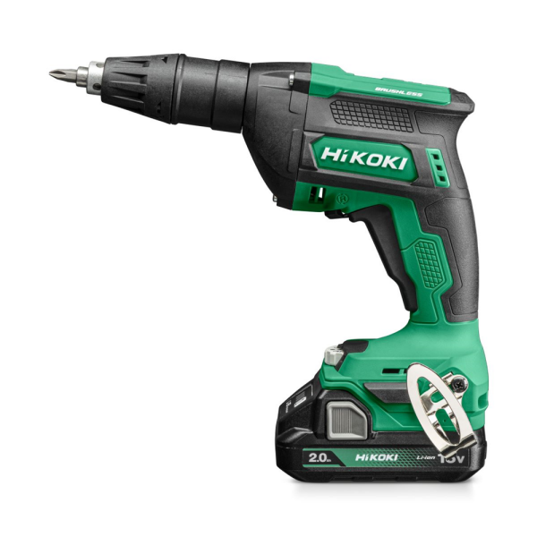 HiKOKI W18DAWAZ 18V Li-ion Accu Gipsschroefmachine Set (2x 2.0Ah Accu) In HSC III - Detailed view of the product