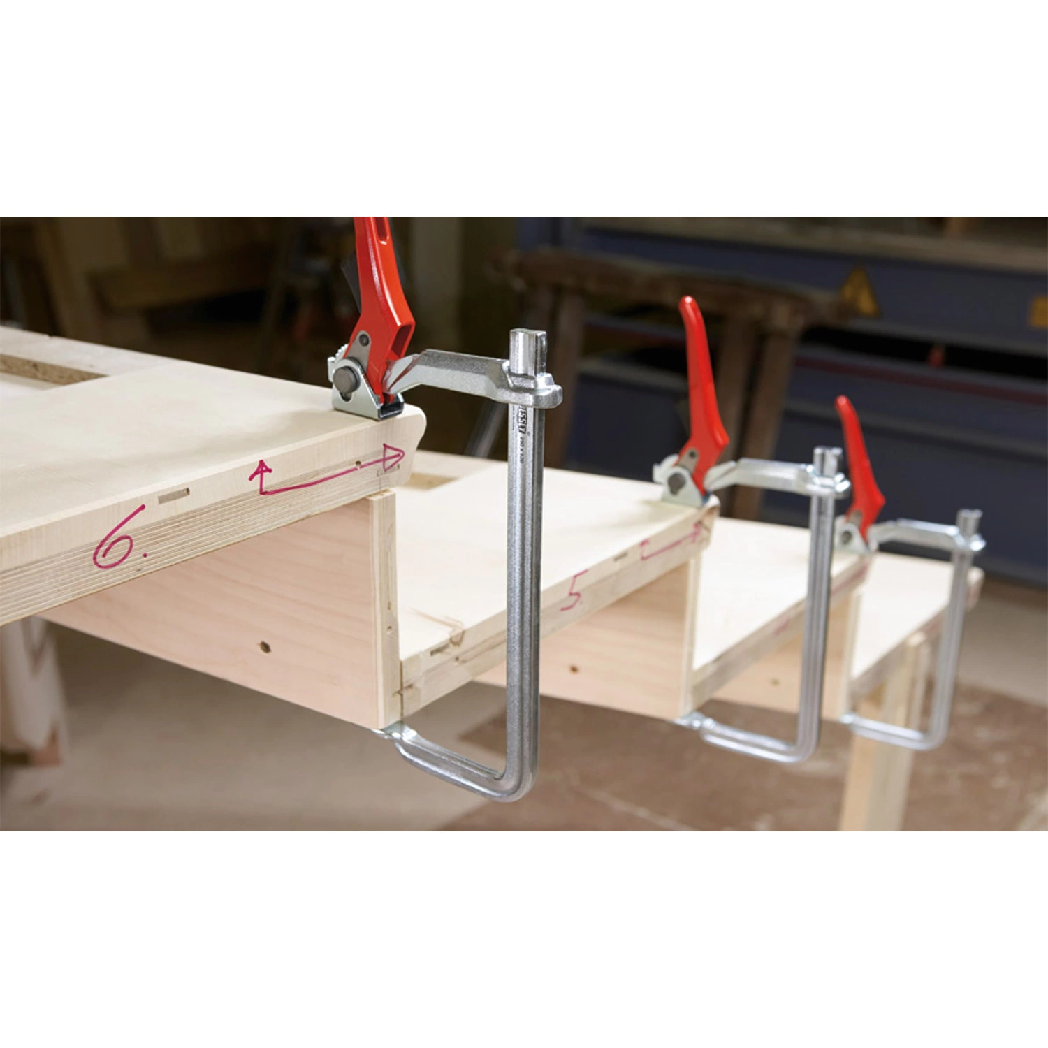 Bessey GSH60 ClassiX Snelspanklem - 120 X 600mm thumbnail 2