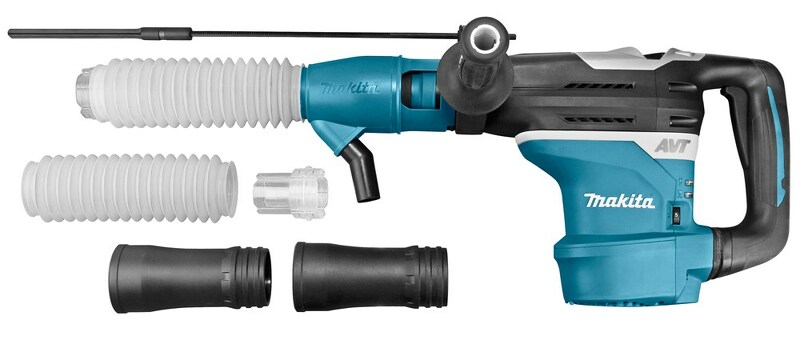 Makita HR4013CV SDS-max Combihamer Incl. Stofafzuigset In Koffer - 1100W - 8J EAN: 88381651356