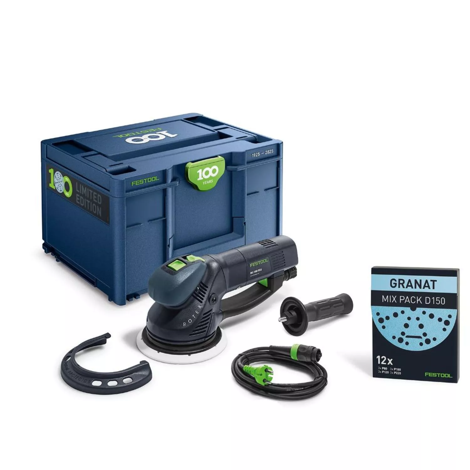 Festool Rotex RO 150 FEQ-Plus 100Y Excenterschuurmachine In Systainer - 720W - 150mm