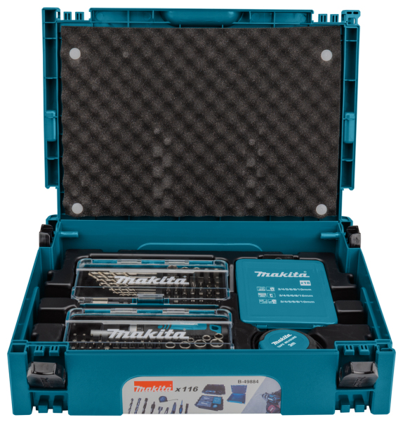 Makita B-49884 116-delige Boor-&Bitset In Mbox - Detailed view of the product