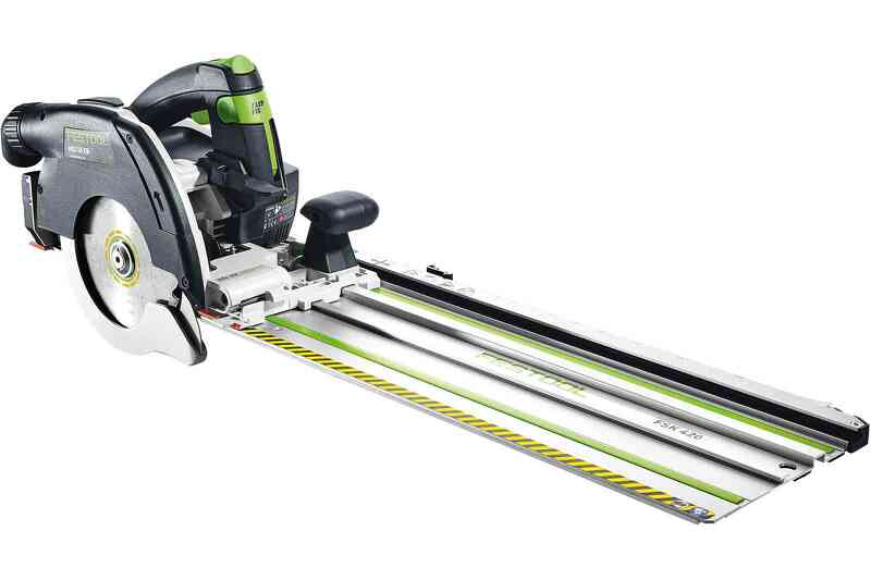 Festool HKC 55 5,0 EBI-Set-FSK 420 18V Li-Ion Accu Pendelkapzaag Set (2x 5,0Ah) In Systainer - 160mm - Detailed view of the product