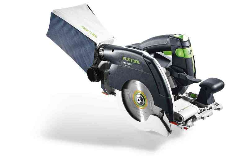 Festool HKC 55 5,0 EBI-Set-FSK 420 18V Li-Ion Accu Pendelkapzaag Set (2x 5,0Ah) In Systainer - 160mm - Detailed view of the product