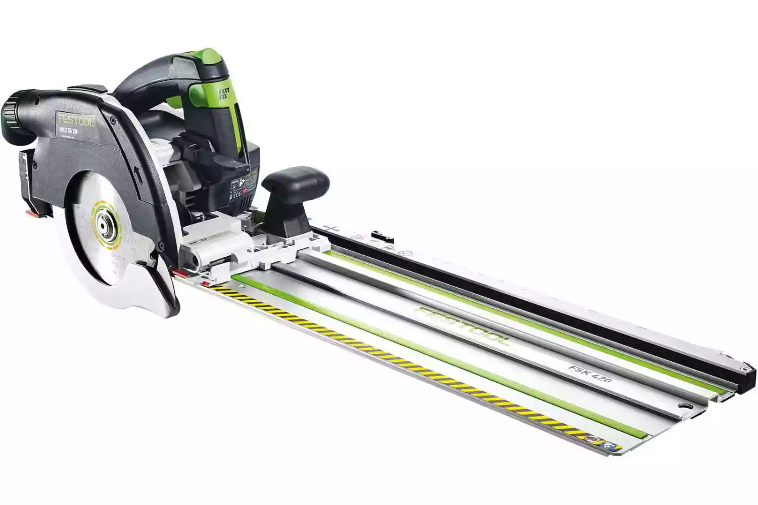 Festool HKC 55 5,0 EBI-Set-FSK 420 18V Li-Ion Accu Pendelkapzaag Set (2x 5,0Ah) In Systainer - 160mm thumbnail 2