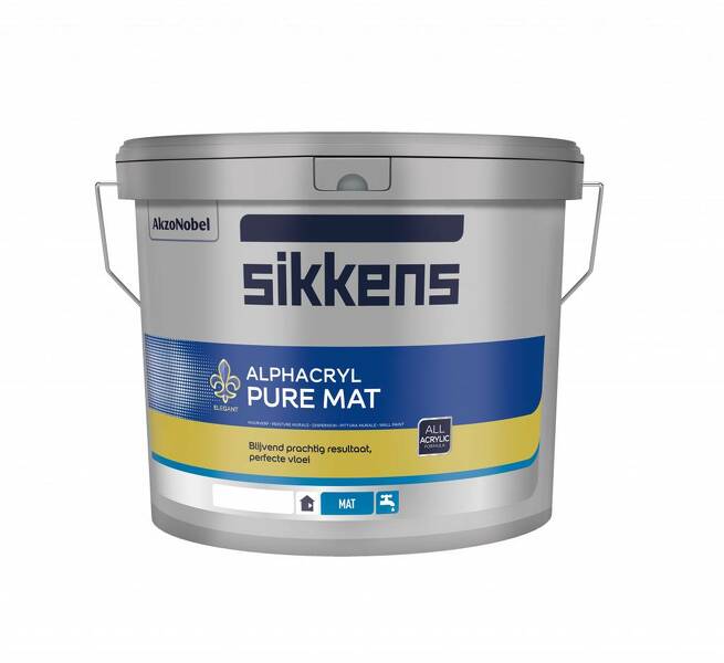 Sikkens Alphacryl Pure Mat SF W05 2,5 liter op kleur