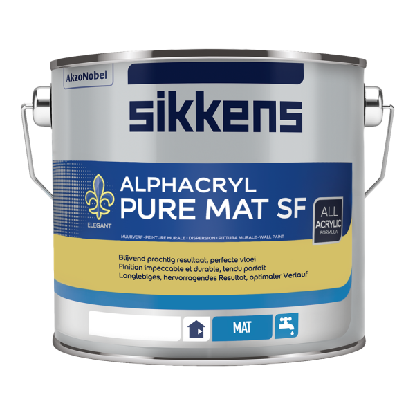 Sikkens Alphacryl Pure Mat SF W05 2,5 liter op kleur