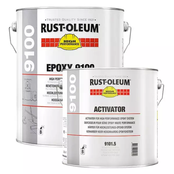 Rust-Oleum 9100 Epoxycoating - Inclusief Activator 5L