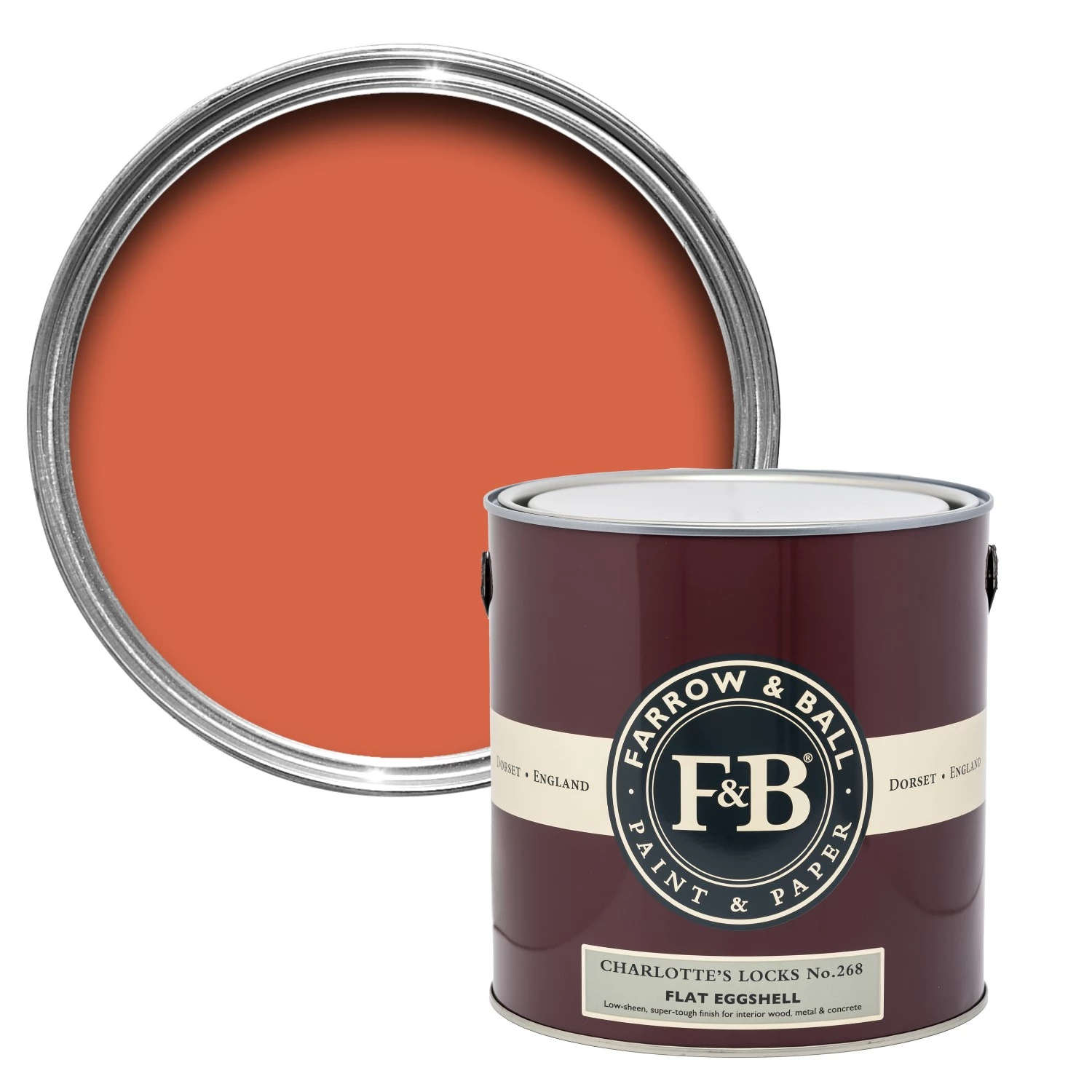 Farrow&Ball Flat Eggshell Charlotte Locks No.268 - 5L