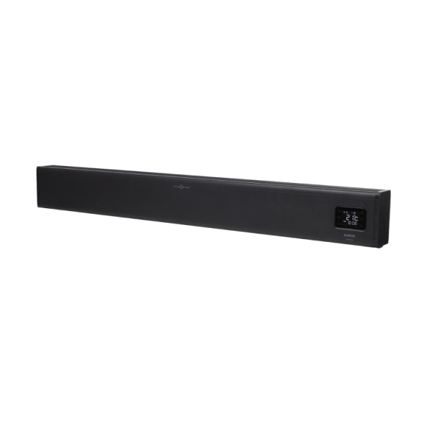 EUROM Alutherm Baseboard 2500 Wifi Black Convectorkachel - 2500W - 100m3 - Detailed view of the product
