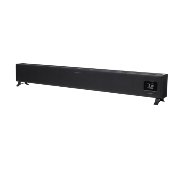EUROM Alutherm Baseboard 2500 Wifi Black Convectorkachel - 2500W - 100m3 - Detailed view of the product