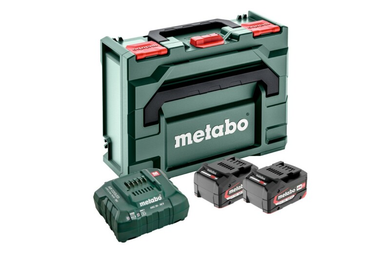 Metabo 685064000 18V Li-Ion accu starterset (2x 4.0Ah) + lader in Metaloc