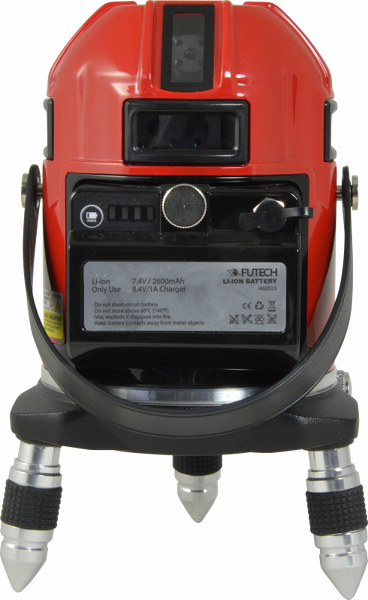 FUTECH Multicross 8 HPSD Kruislijnlaser Set Incl. Statief - In Koffer– Groen – 50m - 8 Lijnen - Detailed view of the product