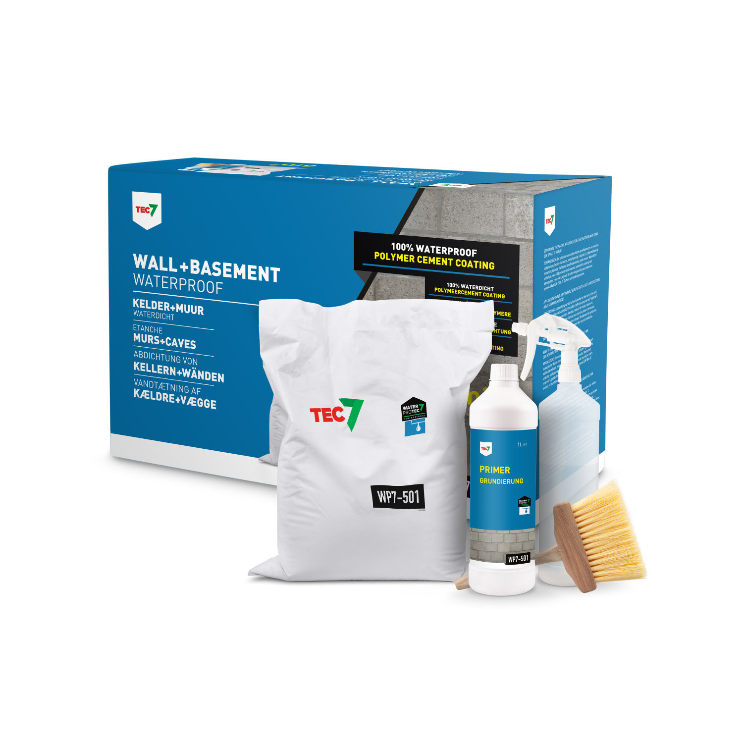 TEC7 WP7-501 Kelder&Muur Waterdicht SET