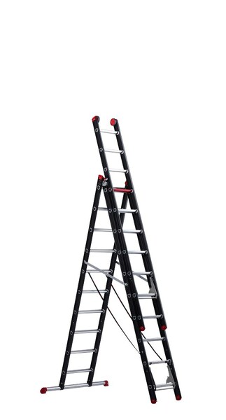Altrex Mounter ZR 3072 Reformladder - Aluminium - 3 X 10 Sporten - 7,5m - Met Stabiliteitsbalk - Default image for the product