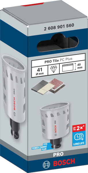 Bosch 2608901560 PRO Tile PC Plus Diamantgatzaag Voor Tegels - 41mm - Detailed view of the product