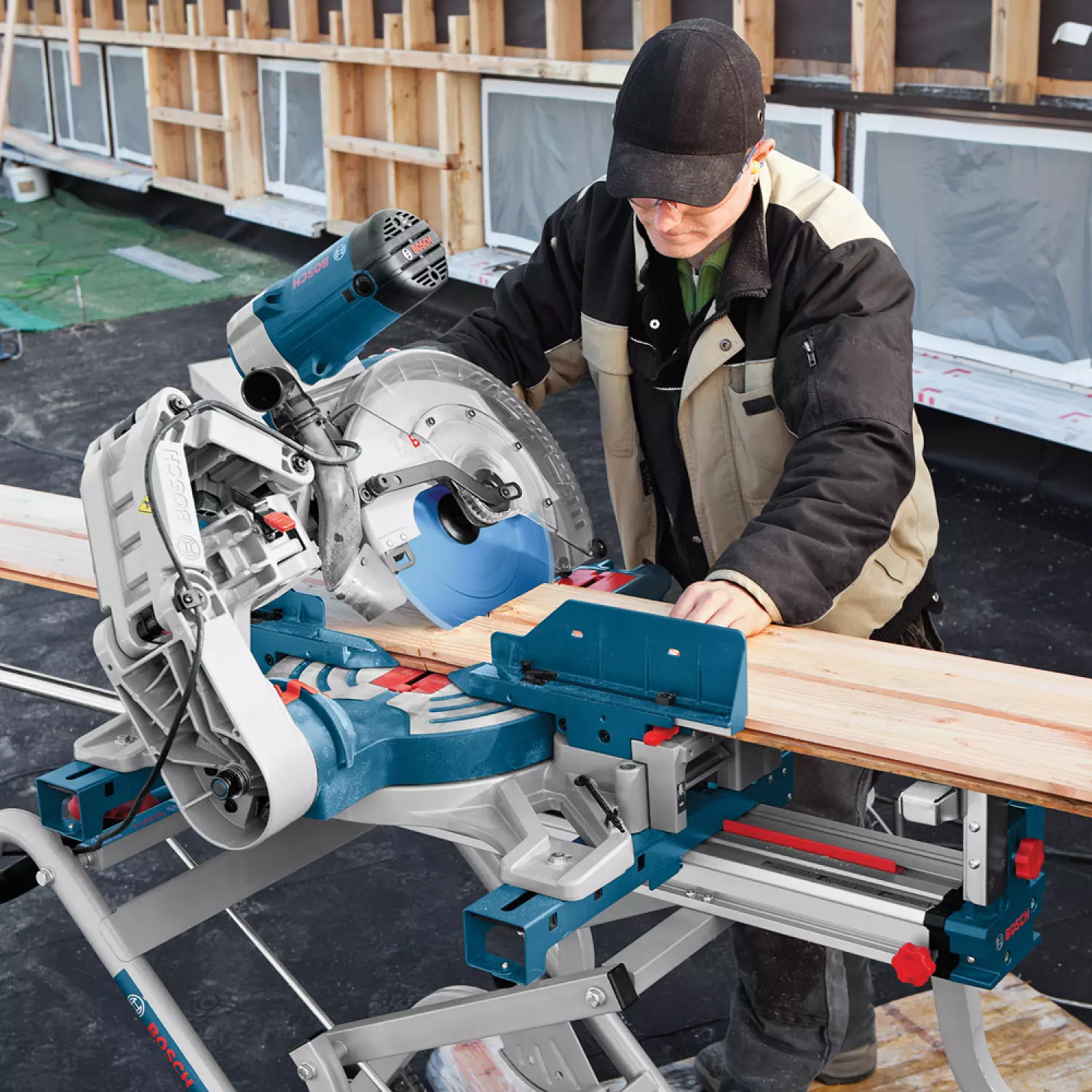 Bosch Professional GCM 12 GDL Afkortzaag - Met Trekfunctie - 2000 Watt