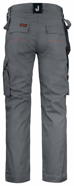 Jobman 2322 Werkbroek Holsterpockets - Maat 42 - Grijs/Zwart - Detailed view of the product