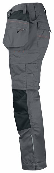 Jobman 2322 Werkbroek Holsterpockets - Maat 42 - Grijs/Zwart - Detailed view of the product