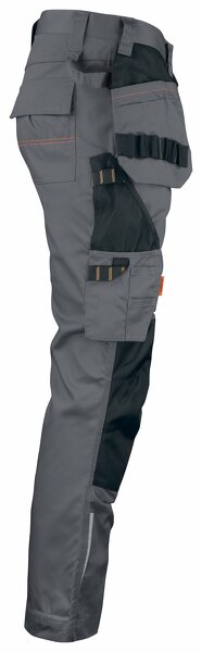 Jobman 2322 Werkbroek Holsterpockets - Maat 42 - Grijs/Zwart - Detailed view of the product