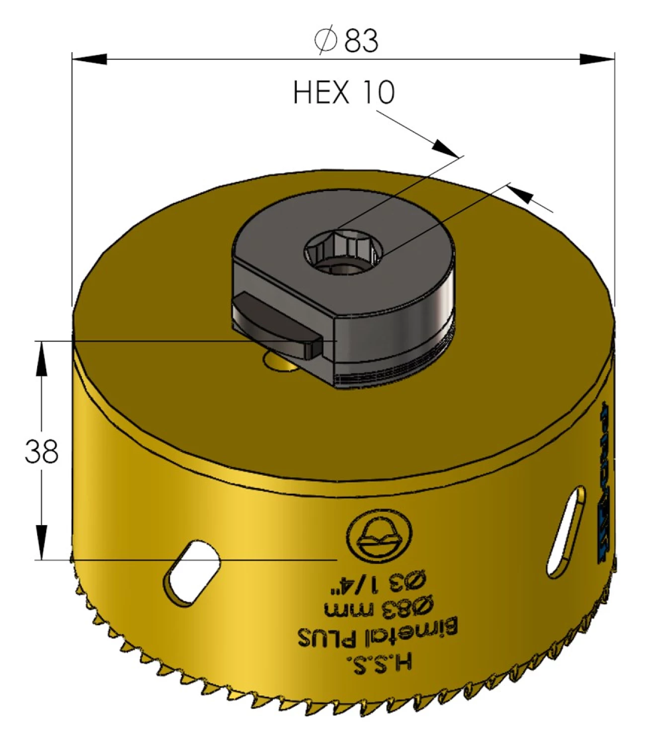 ProFit 09051083 BiMetal Plus Gatzaag 83mm thumbnail 2