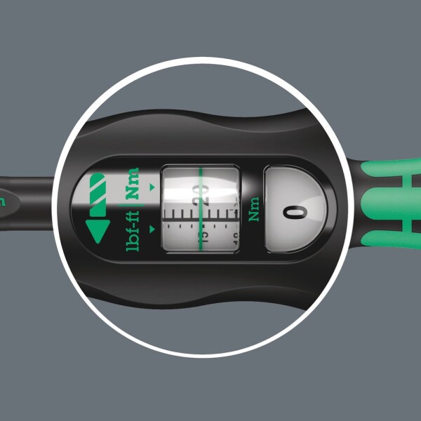 Wera 05075631001 Click-Torque E 1 Push R/L Draaimomentsleutel - 200-1000 Nm - Doorsteekvierkant 3/4"- Rechts/Links - Detailed view of the product