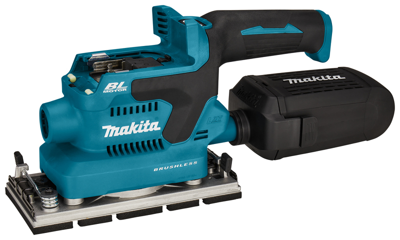 Makita DBO380Z 18V Li-ion Accu Vlakschuurmachine Body - Detailed view of the product