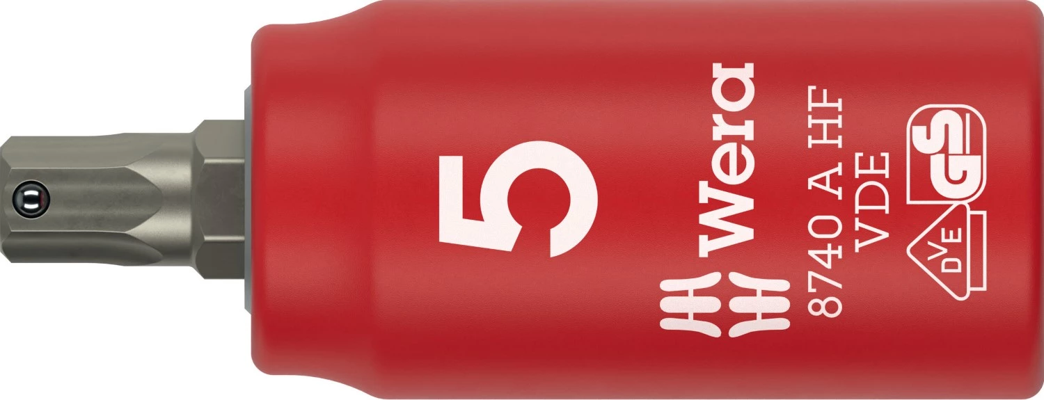 Wera 05005902001 8740 B VDE HF Zyklop Bitdop Geïsoleerd - 1/4"- 5mm