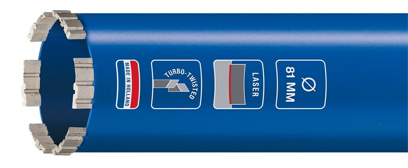 Carat EM12140050 Diamantboor Voor Natboren - 121 X 400 X M30 - Beton