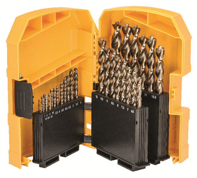 DeWALT DT4957 29 Delige HSS-Co Metaalboren Set In Cassette - Detailed view of the product