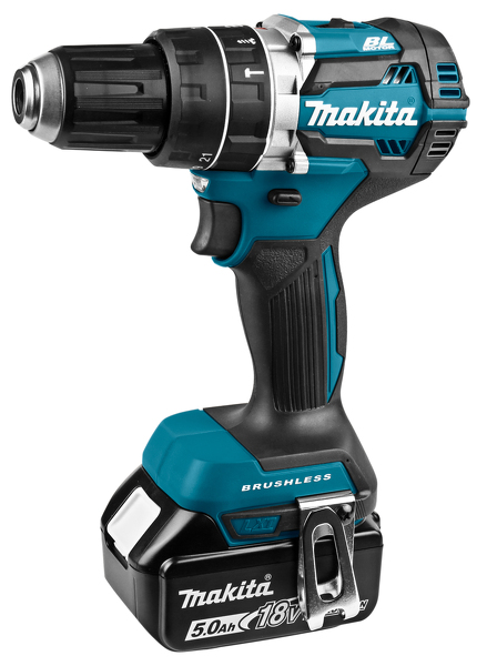Makita DHP484RTJ 18V Li-Ion Accu Klopboor- /schroefmachine Set (2x 5.0Ah Accu) In Mbox - Koolborstelloos - Detailed view of the product