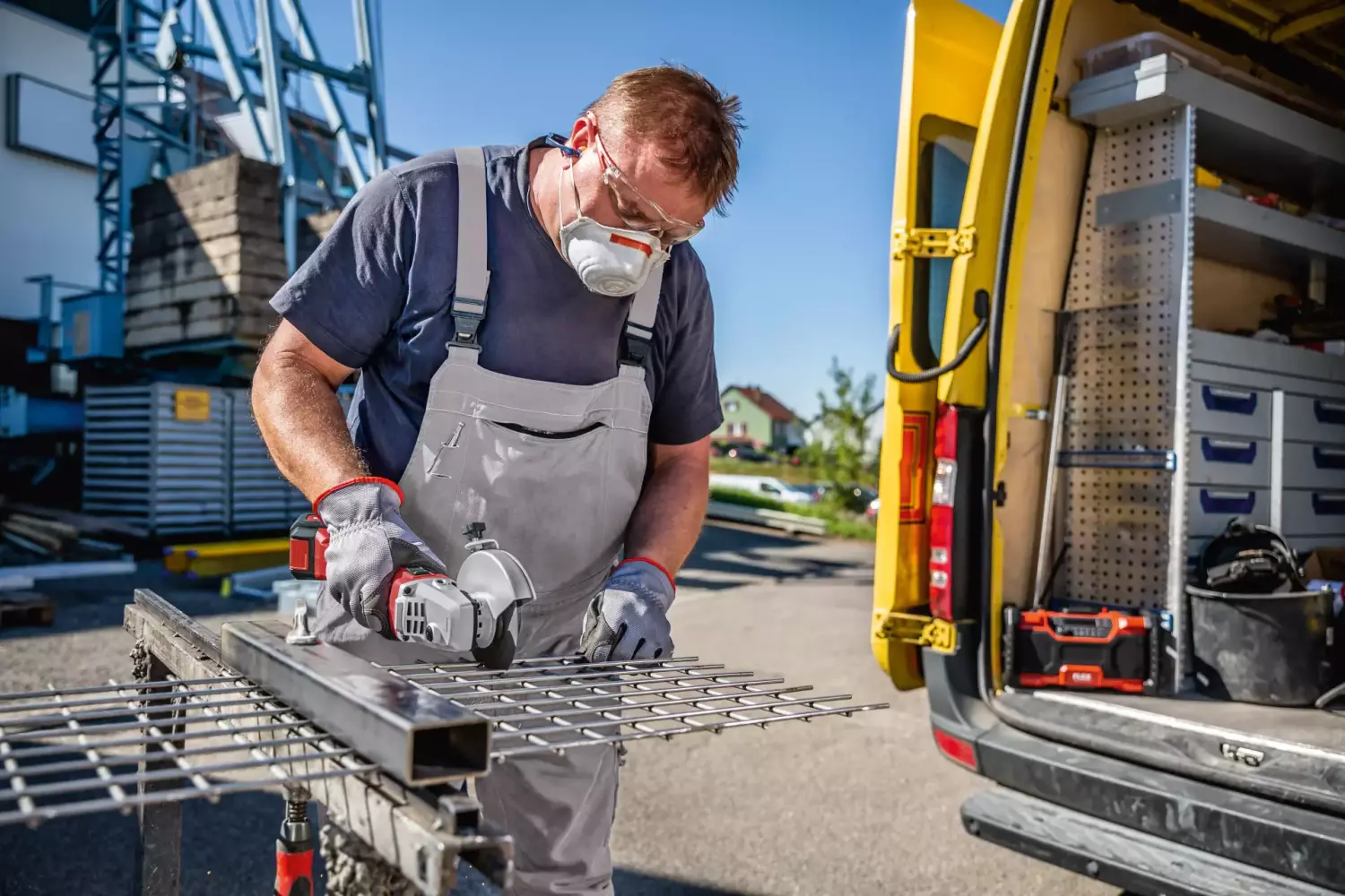 Flex LB 125 18.0-EC/5.0 Set Li-Ion Accu Haakse Slijper Set (2x 5.0Ah) In L-Boxx - 125mm - Variabel - 18V thumbnail 3