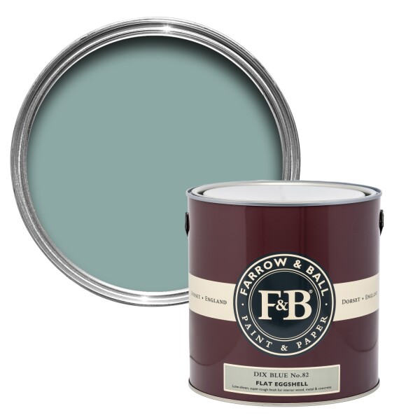 Farrow&Ball Flat Eggshell Dix Blue No.82 - 750ml afbeelding