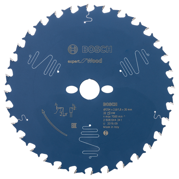 Bosch 2608644341 BIM Cirkelzaagblad- 254 X 30 X 32T - Carbide