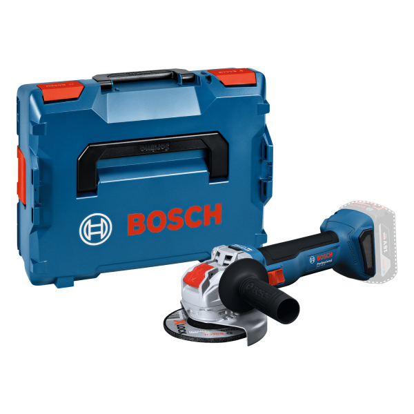 Bosch GWX 18V-8 18V Accu X-LOCK Haakse Slijper Body In L-Boxx - 125mm