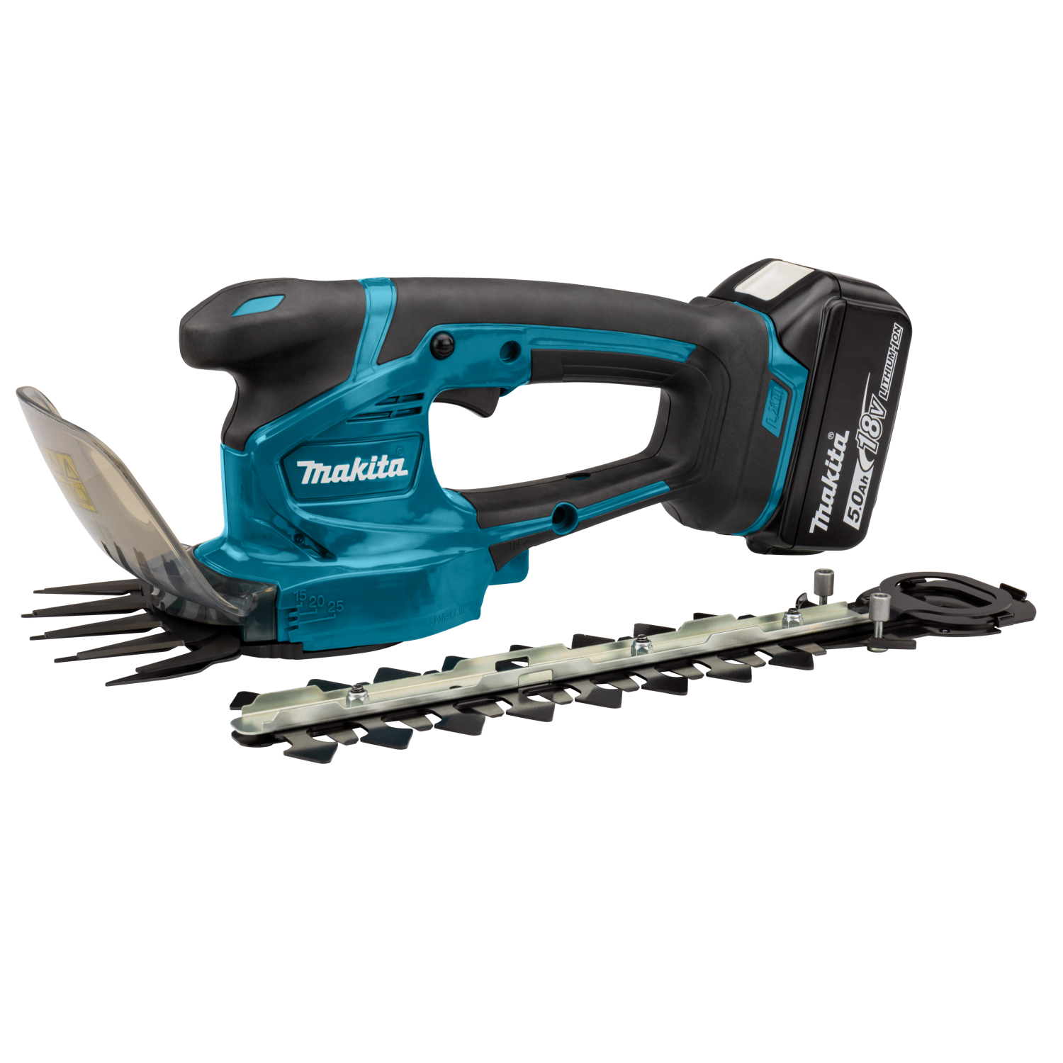 Makita DUM111SYX LXT 18 V Accu Grasschaar En Buxusschaar Set (1 X 1,5 Ah Accu) thumbnail 3