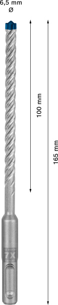 Bosch 2608900078 EXPERT Hamerboor SDS Plus-7X - 6,5x100x165mm - Detailed view of the product