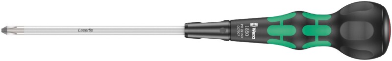 Wera 05007907001 1850 PH Kraftform Ball-Grip Kruiskopschroevendraaier Werkplaatskling - PH 2 X 150 Mm