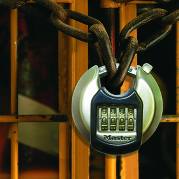 Master Lock M40EURDNUM Hangslot Excell® Van Zink Met Schijf En Versterkte Beugel - Cijfercode - Detailed view of the product