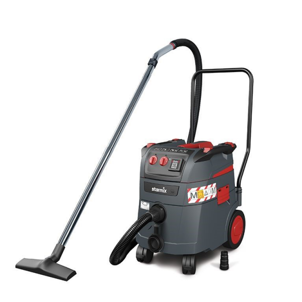Starmix IPulse M-1635 Safe Plus Bouwstofzuiger Met Rijbeugel - 1600W - M-klasse - 35L - Detailed view of the product